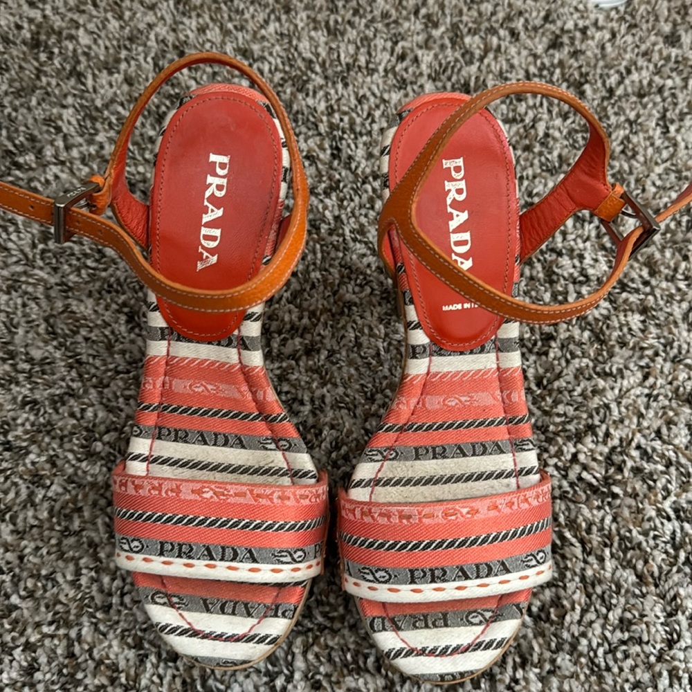 PRADA heeled sandal.